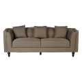 3 seater modern interior sofa velvet fabric with 2 cushion. 