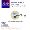 AZAD 12W DOB LED For repairing LED Bulb 220v White. 