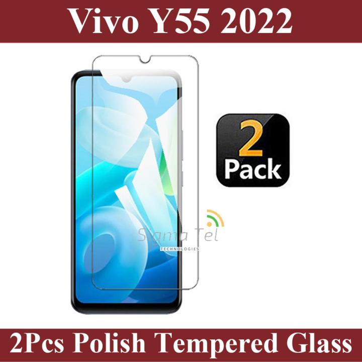 Vivo Y55 2022 Tempered Glass Screen Protector 2 Pcs Pack
