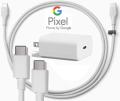 Google Pixel 30watt Adapter With Cable C To C 30watt Pd Adapter Fast Charging For Pixel 8/7/6/5 Pro 7a/6a Rapid Support. 