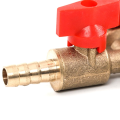 4Pcs Trident Ball Valve 5/16 Fuel Shut Off Valve Hose Barb Fuel Gas 8mm Brass Y Type Ball Valve for Garden Tool. 