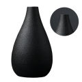 Modern Black Ceramic Flower Vase Centerpieces Office Desktop Decoration. 