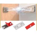 Pair Magnetic Door Catch Ultra Thin Cabinet 2 Magnets Magnets Stainless Steel Cabinet Door Magnetic Catch Adhesive Cabinet Door Magnets For Kitchen Closet Drawer Magnetic Cabinet Latch. 