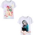 Casual Anime Cosplay 3D Printed T-Shirts Tops Round Neck Short Sleeve for Adult Comic Teacher Comic Lovers. 