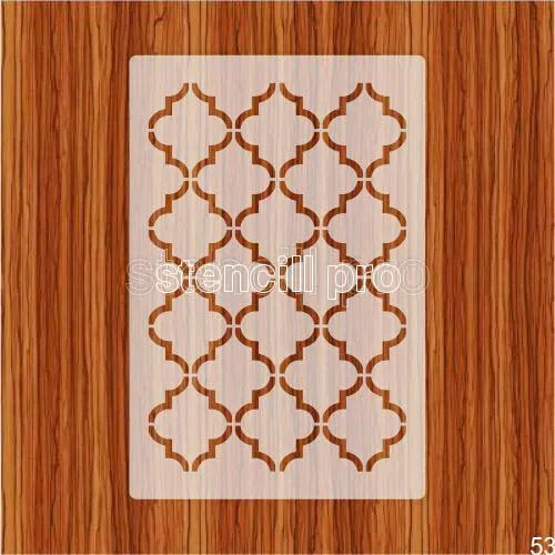 Moroccan pattern Stencil Multi-Surface Stencil for DIY Projects | Daraz.pk