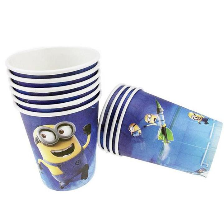 Minions Paper cups- Pack Of 10 | Daraz.pk