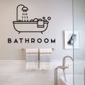 Bath Room Bath Tub vinyl wall decor sticker for Bathroom. 