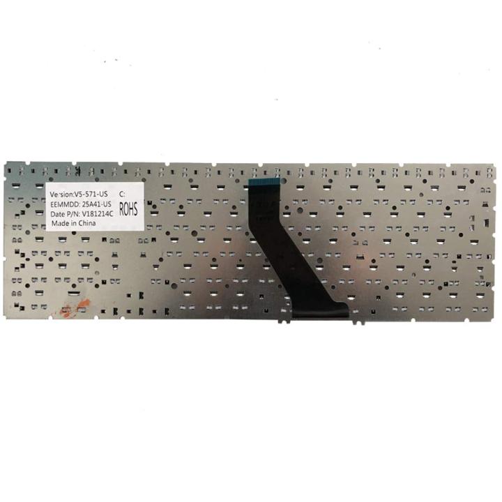 Laptop%20Notebook%20Keyboard%20For%20Acer%20Aspire%20V5%20-571%20Series%20P/N%20MP-11F53U4-4424%20-%20Black%20-%20Image%204