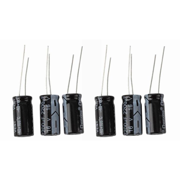 Radial Electrolytic Capacitor-6 x Electrolytic Capacitors-As Picture Shown