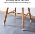 Pack of 8 Silicone Chair Leg Cap - Furniture Table Feet Cover Bottom Pad - Rubber Floor Protector - Anti-Slip Sturdy Slider Glide Easily Move Eliminate Noise Waterproof. 