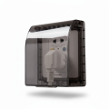 Plastic Wall Switch Waterproof Cover, Wall Socket Waterproof Box Board Panel Switch Protection Box with Flip cap cover. 