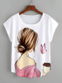 Rawalpindi Garments Stylish printed T-shirt for girls. 