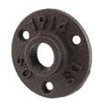1/2 inch Black Cast Iron Pipe Fittings Floor Flange BSP Threaded. 