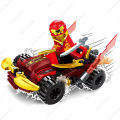 New Anime Ninja 4 in 1 Kai Jay Cole Lloyd War Armor Car Mech Chariot Model Action Figure Building Blocks Kit Bricks Kids Toys. 