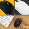 FANTECH W188 Wireless Office Mouse 1200 DPI 10M Range USB Reliable With Responsive Cursor For Pc Laptop. 