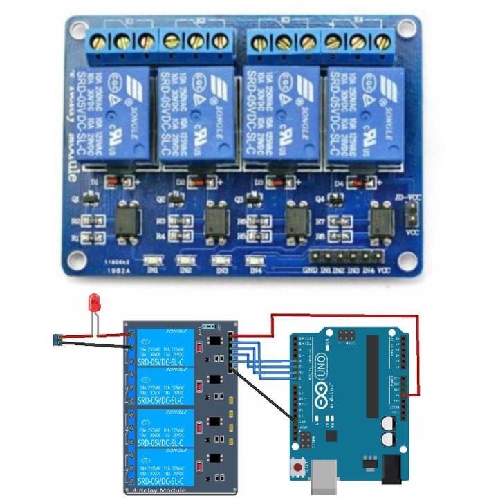 4-Channel 5V Relay Module or bridge motor driver