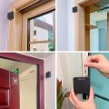 Portable Automatic Stainless Steel Door Closer Multifunctional Punch-Free Sensor Door Closer with Drawstring. 