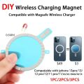 DIY Wireless Charging Magnet For Apple Iphone 13 12 Pro Max 11 Xs X Xr 8 Compatiable With Magsafe Case Magnetic Ring Sticker. 