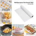 Hygienic Baking Paper Roll Shawarma Paper, Butter Paper Roll - 12 Inch X 5 M, White. 