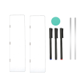 2 Pack Monitor Memo Whiteboard, Sticky Note Holder Dry Erase Board. 