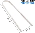 Tongue Scraper Tongue Cleaner U Shape Fresh Breath Care Scraper, Bacteria Inhibiting Non-Synthetic Grip Tongue Cleaning Tool Pack of 1. 