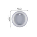 Earring pendant silicone mold Customizable Flexible Heat-resistant Epoxy resin jewelry making molds Smooth surface Easy to demold Heart shaped charms for DIY enthusiasts Jewelry makers Crafters Gift. 