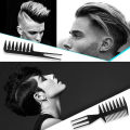Professional Double Side Tooth Combs Fish Shape Hair Brush Barber Hair Dyeing Cutting Coloring Brush Wide Tooth Hair Comb Plastic Pro Men Classic Brush Large Teeth Styling Tool New Wide Teeth Hairbrush Comb Men Beard Hairdressing Brush Barber Sh. 