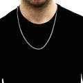 American Style Silver Trendy New Design Neck Chain For Men. 