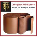 Packing material corrugated roll corrugated Sheet Wrapping paper cardboard sheet 2.5 feet. 