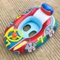 Float Infant Baby Boat seat with Steering Wheel Swimming Ring.. 