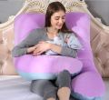 Maternity Pillow | Full Body Support Pillow Ball Fiber Filled | U-Shaped Pregnancy Pillow - 100% Premium.Hamzaking Textile. 