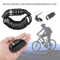 Password Bicycle Locks Rust-proof Cable Combination 4 Code Bike Lock. 