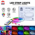 WBM Smart Color Changing RGB LED Strip Light 32.8 Feet Long Remote Control Strip Light Complete, Kit. 