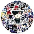 10/50PCS Black Butler Stickers Aesthetic Kpop cartoon Anime Manga Kawaii Cute Graffiti Car Laptop diary skateboard moto Kids Toy. 