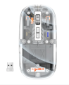 Compro™ 3 Modes Wireless Transparent 2.4G Mouse. 