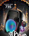 Audionic Mehfil MH-735 Portable Speaker with Mic, Wireless Speaker great as a Karaoke Speaker, 40W Bluetooth Speaker, Speaker with 3000mAh, Trolly Speakker with  Wireless MIC. 