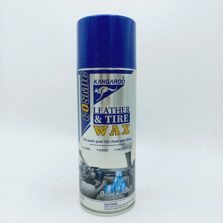 Kangaroo Cosmic Leather And Tire Wax -Black Ice- 450ML