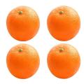 4 Pcs Soft Plastic  Orange Fruit Home Decoration Burdy. 