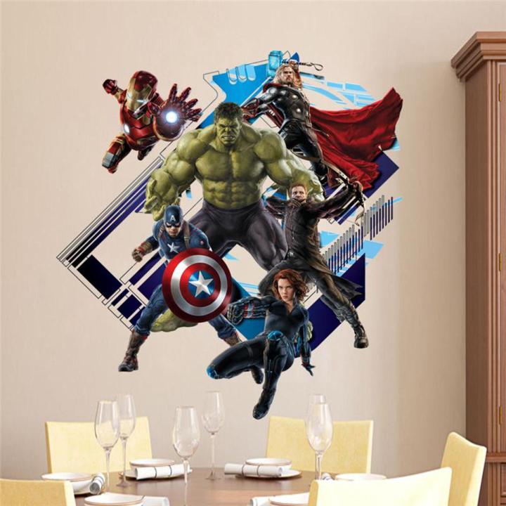 Poster Super Héros. Décoration Chambre Enfant. Thème Héros