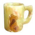 Mug Onyx Hand Made 1 Piece Crafted Healing Stone Coffee, Tea Mug a Best Decoration & Gift Piece (Marble/Onyx Hand Crafted). 