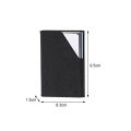 Women'S Card Holder Elegant Business Card Metal Wallet Storage Case Stainless Steel Pu Leather for Business Professionals Daily Use Travel Accessory Gift Option Office Essential. 