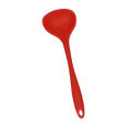 Silicone Spoon Easy to Clean Non-stick Silicone Spoon Portable Mixing Scoop. 
