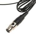 JY-518 XLR 3Pin Ear Hook Headset Headworn Microphone Black. 