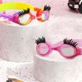 PC Children Eyelash Swimming Goggles New Anti-fog Waterproof Eyelash Goggles Silicone HD Swimming Goggles. 