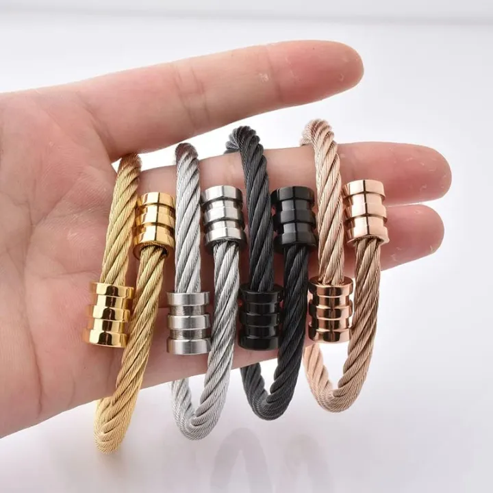 Men%20Bracelet%20Twisted%20Wire%20Stainless%20Steel%20Bangle%20Bracelet%20Titanium%20Adjustable%20Open%20Cuff%C2%A0Charm%C2%A0Bangle%20-%20Image%202