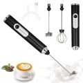 Rechargeable Milk Frother with Stepless Speed Control, LunaFro 2.0 Handheld Electric Foam Maker Waterproof Drink Mixer Foamer for Lattes, Cappuccino. 