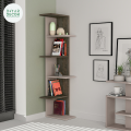 Unique freestanding corner bookcase/Bookshelf tall stand (Customize). 