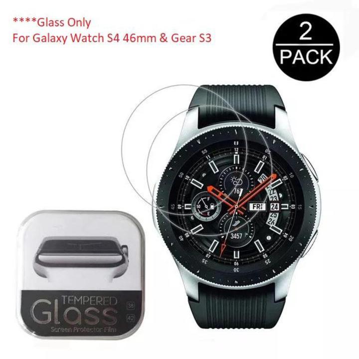 Samsung Galaxy Watch S4 46mm, Gear S3 Frontier & Classic,S4 Glass Protector Clear
