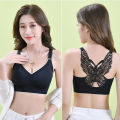 Butterfly Beauty Back Bra Latex Push Up Bra Gathered Breathable Without Rims With Padded Seamless Bra Plus Size. 