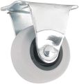 Heavy Duty Rubber Caster Wheel with Rigid Top Plate 2-Inch. 
